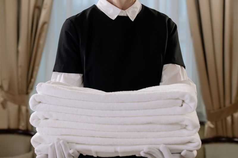 Using Bathrobes and Towels as Cleaning Rags