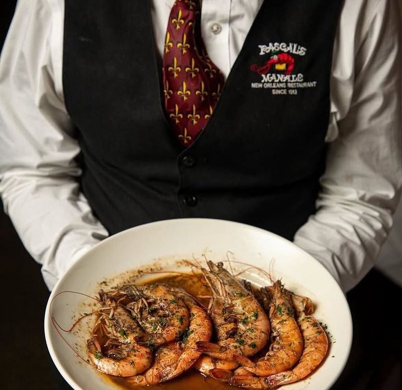 New Orleans-style barbecue shrimp — Pascal’s Manale (original house specialty)