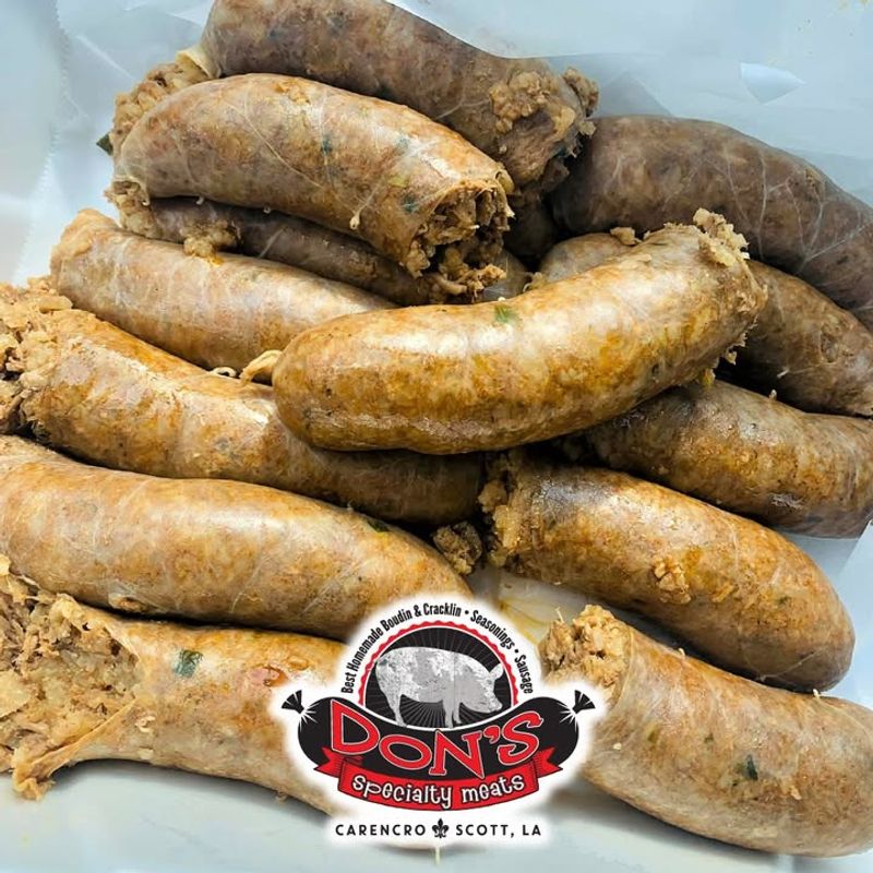 Boudin (Cajun rice-sausage) — Don’s Specialty Meats (Scott/Carencro area)