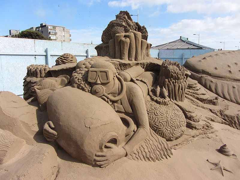 Weston-super-Mare Sand Sculpture Festival — England, UK