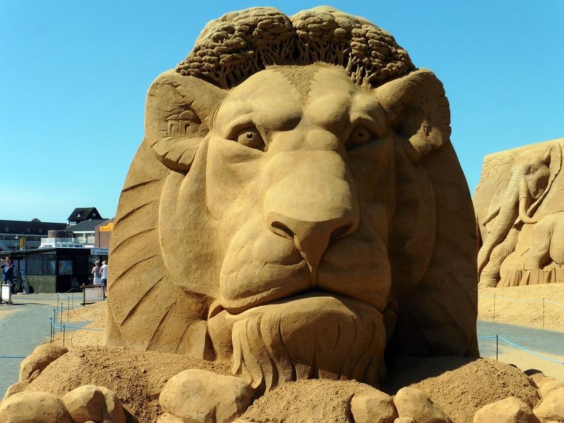 Sandskulpturfestival — Søndervig, Denmark