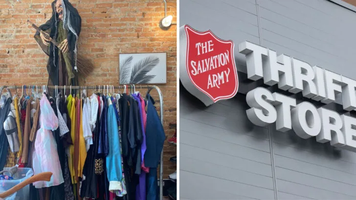 Thrift Stores in Michigan Locals Visit for Halloween Decorations