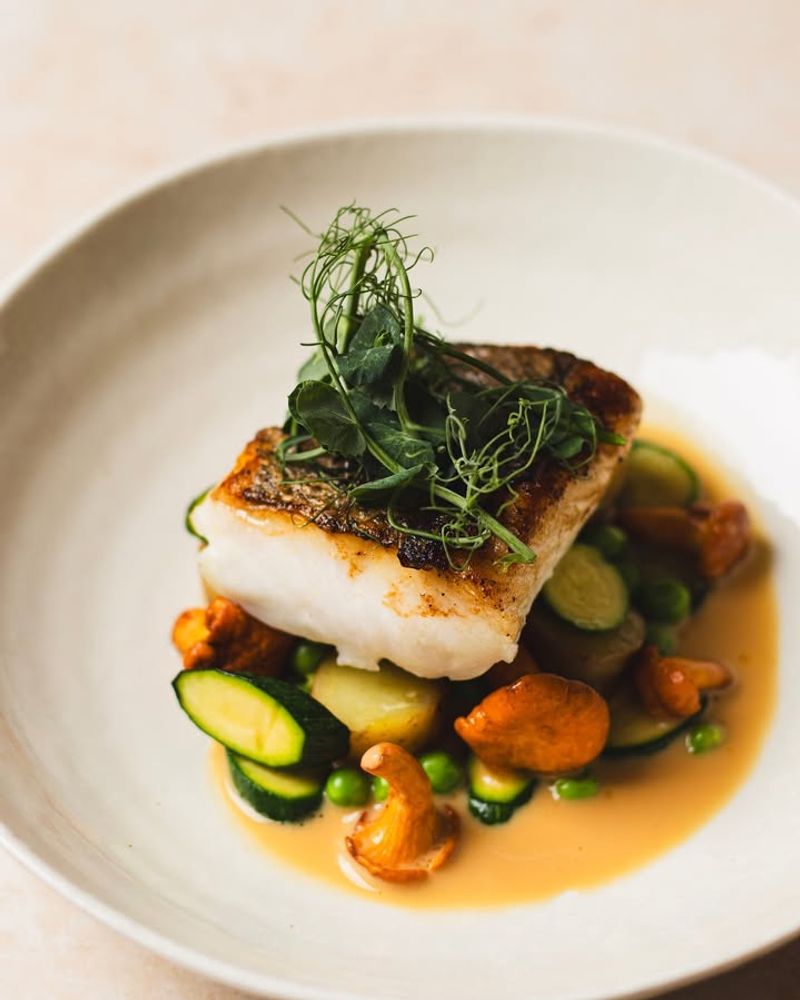 Pan-Seared Cod with Brown Butter and Seaweed