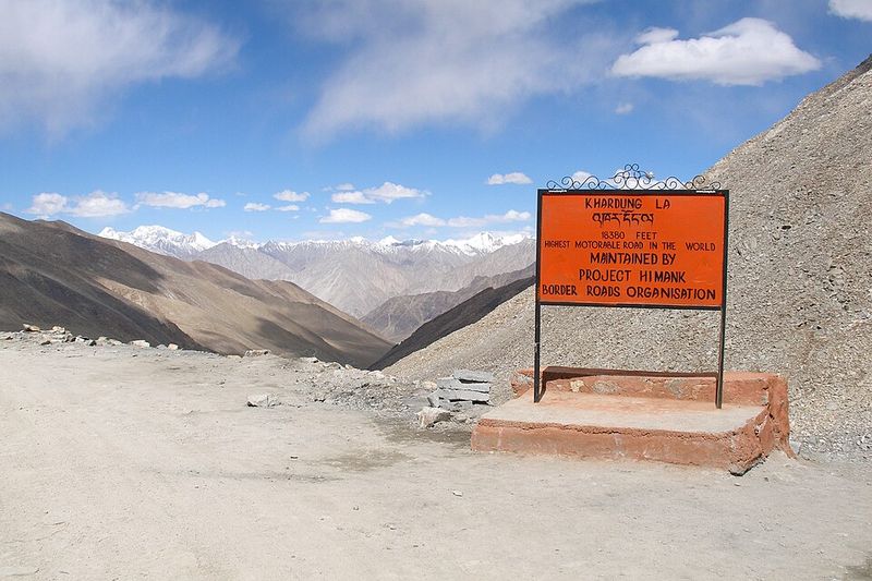 Khardung La, India