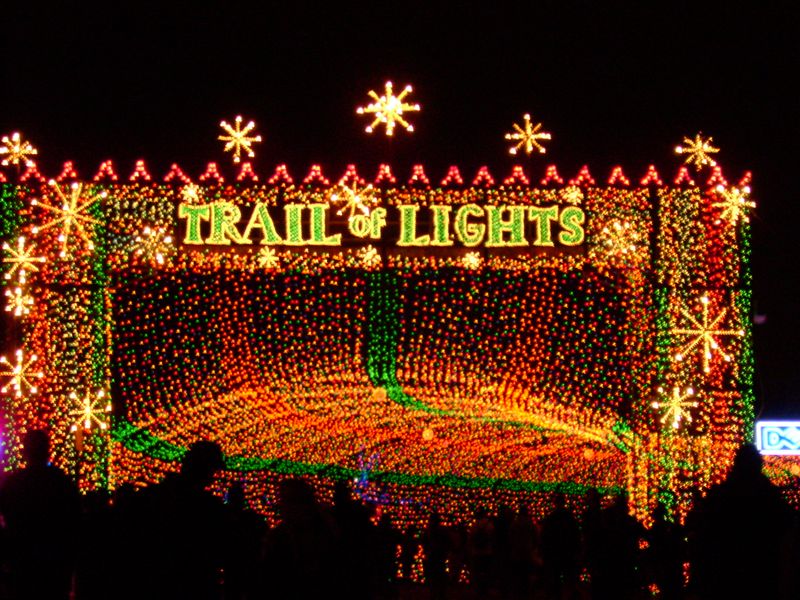 Austin Trail of Lights: Peppermint Parkway at Circuit of The Americas (Texas)