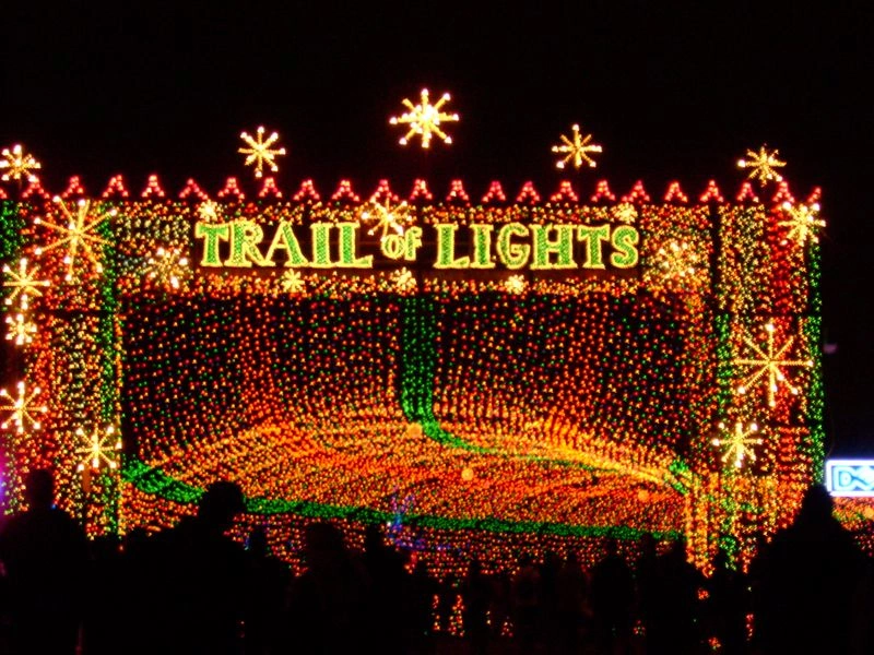 Austin Trail of Lights: Peppermint Parkway at Circuit of The Americas (Texas)