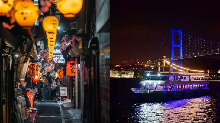 14 vacation spots and attractions not typically visited during daylight