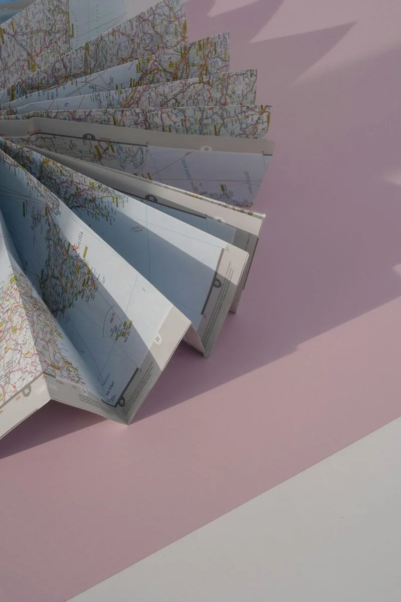 Paper Maps That Never Folded Back Correctly