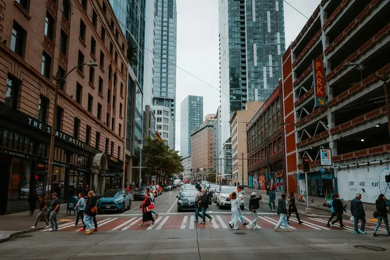 Parking outside marked zones in Seattle