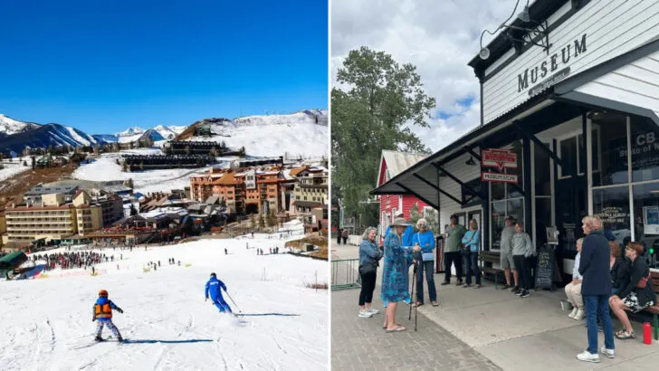 A Colorado mountain town where early snow, lively streets, and cozy hangouts signal the start of winter