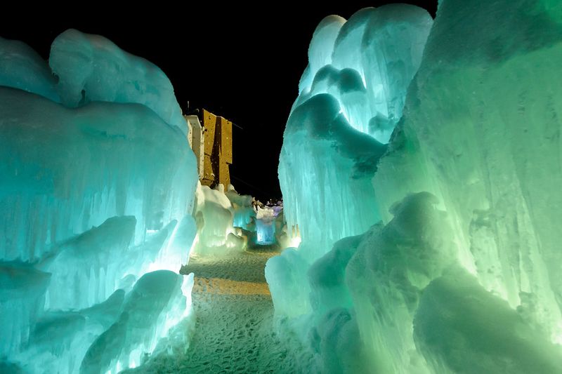 Ice Castles (seasonal locations) — Lincoln, New Hampshire example