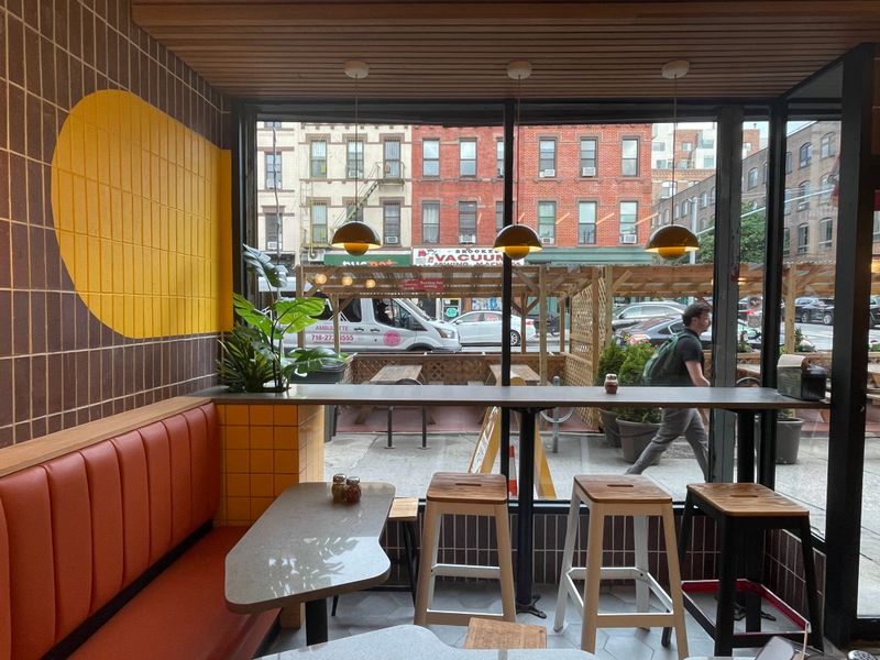 Tip for takeout and short counter service when appropriate