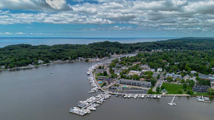 Between Grand Rapids and Lake Michigan rests a shoreline town known for its art scene, waterfront strolls, and easygoing weekend pace