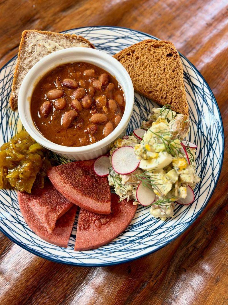 Brown Bread with Beans