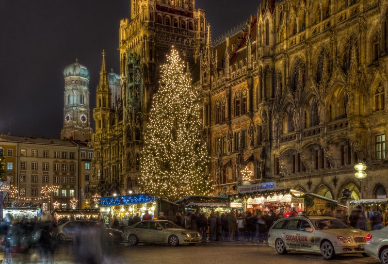 Munich — Marienplatz Christkindlmarkt — Munich, Germany