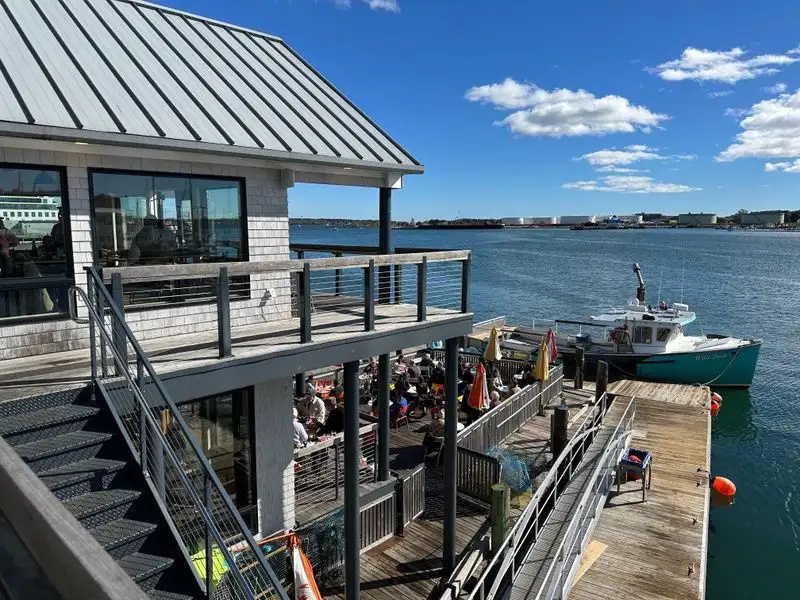 Waterfront Setting: A Working Harbor as the Dining Room