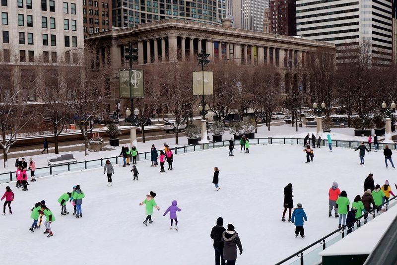 Ice Skating at Millennium Park