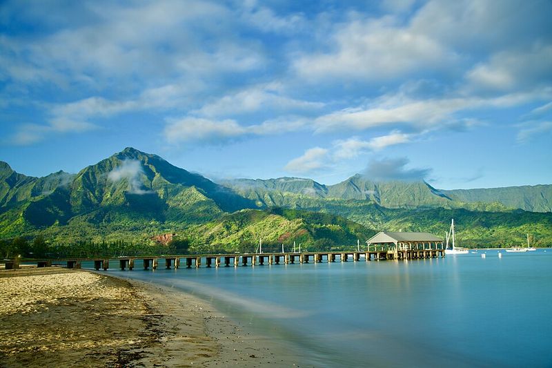 Island Escapes — Hanalei Bay, Kauai, Hawaii