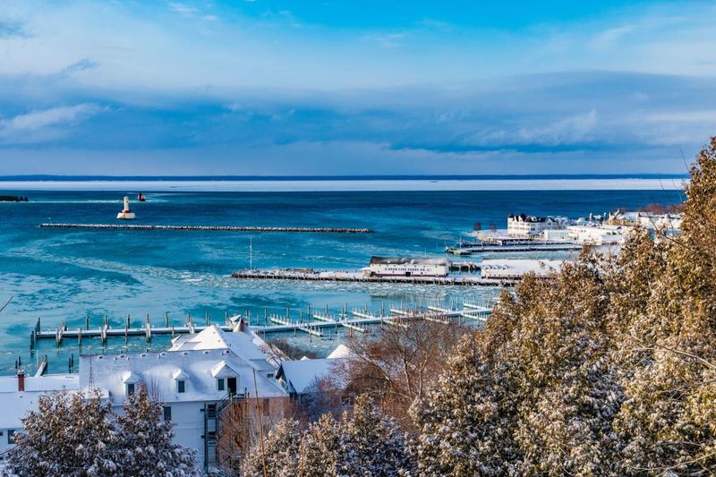 Harbor Ice and Blue Hour