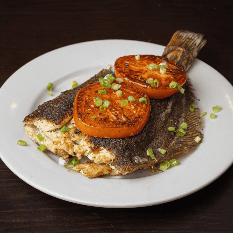 Blackened Grouper with Creole Sauce