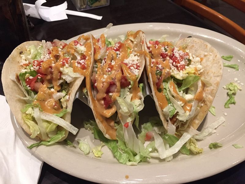 Shrimp Tacos and Loaded Potato Surprise