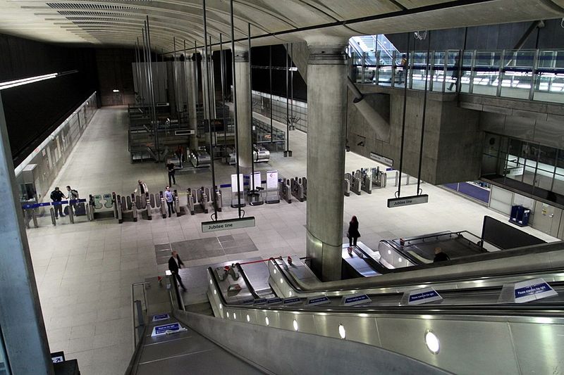 Canary Wharf Underground, London (Scarif interiors)