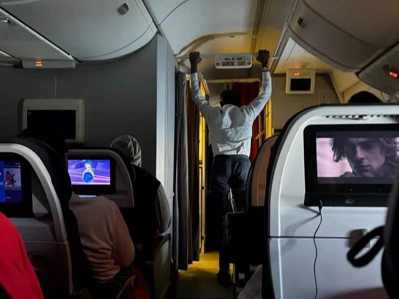 Skipping Onboard Stretching