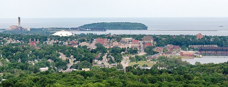 Marquette — Lake Superior shoreline with gentle mountain nearby options