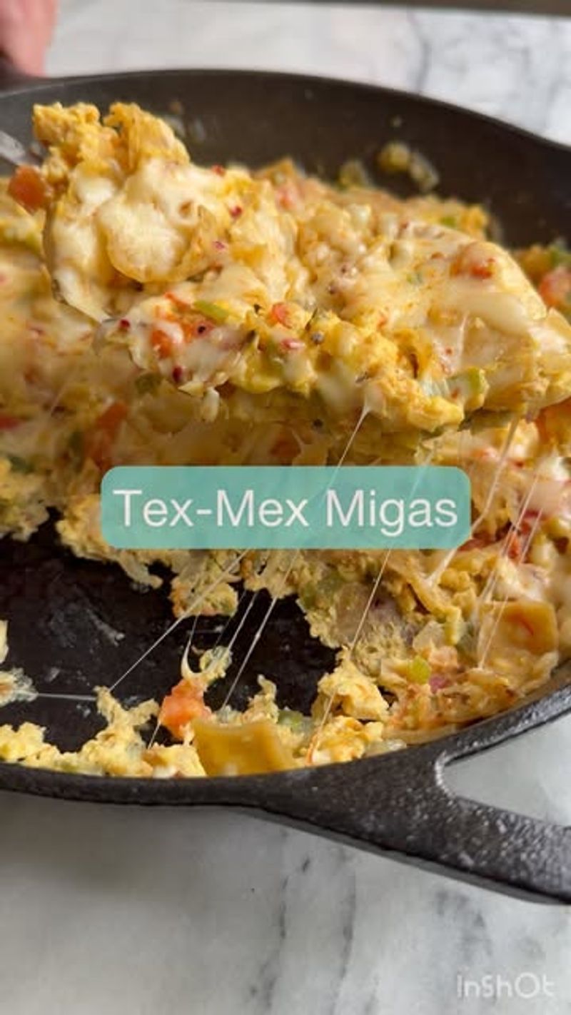 Migas (Tex-Mex Egg & Tortilla Scramble)