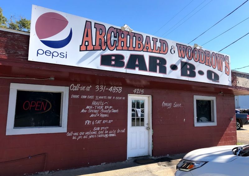 Archibald & Woodrow’s Barbeque — Northport/Tuscaloosa, AL