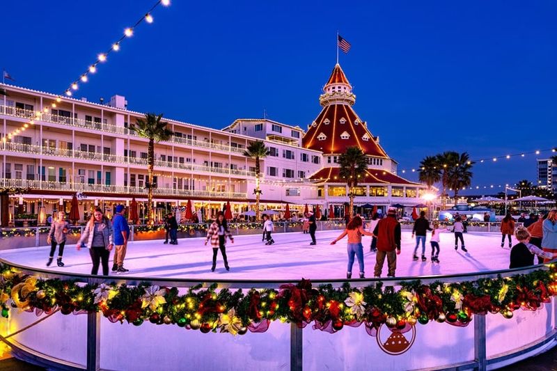 Hotel del Coronado Skating by the Sea