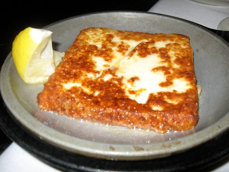 Saganaki (Fried Cheese)