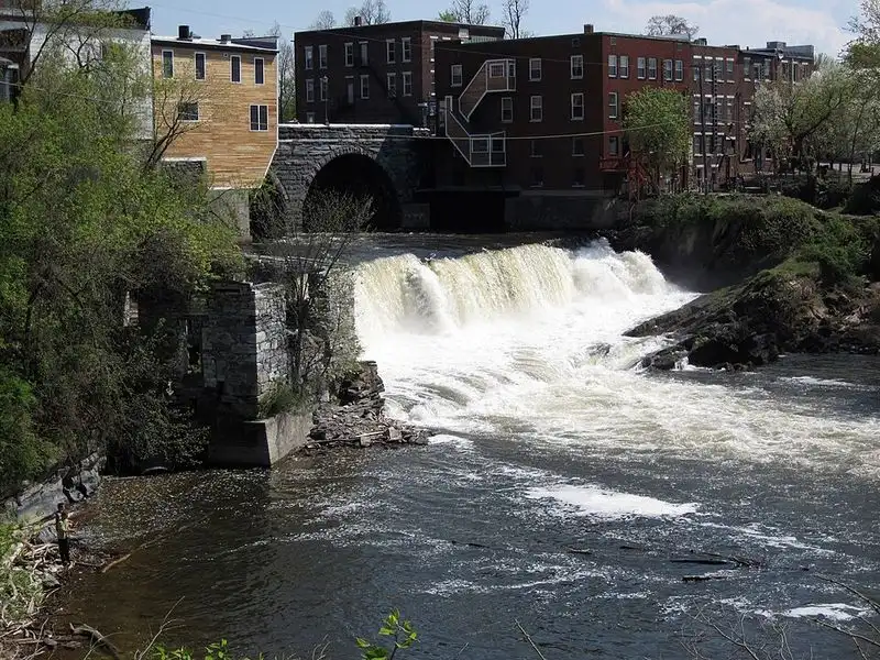 Otter Creek and Middlebury Falls
