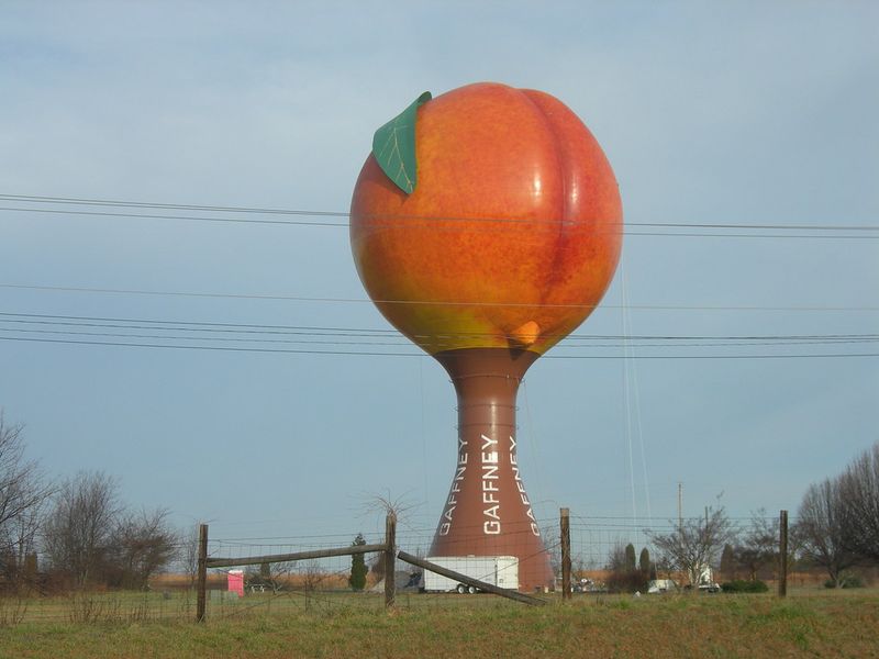 The Giant Peachoid, South Carolina