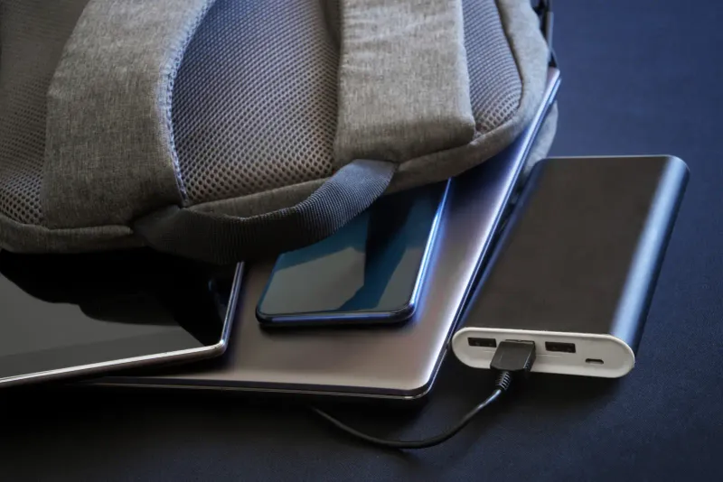 Battery banks and smart luggage