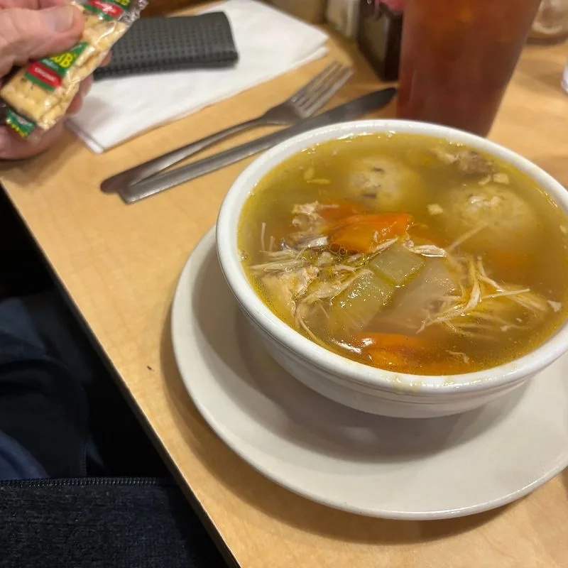 Matzo Ball Soup + Half-Sandwich Combo