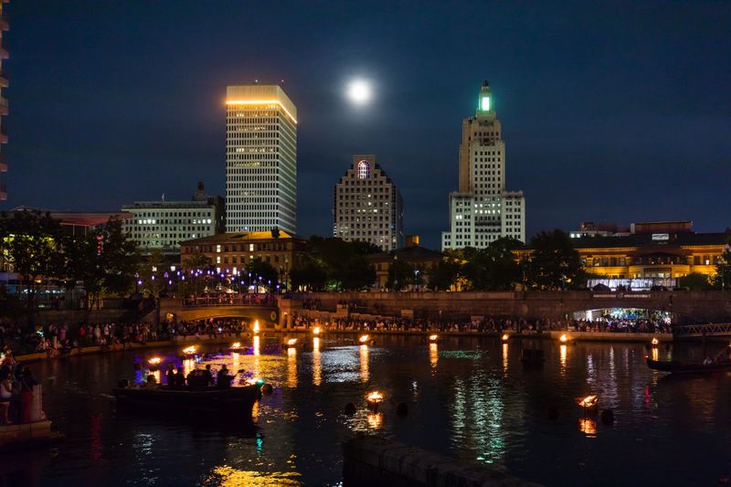 Rhode Island – Providence’s WaterFire Holiday Editions