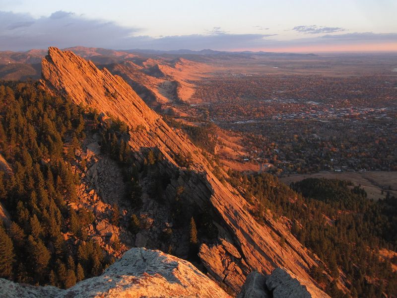 Flatirons in Boulder