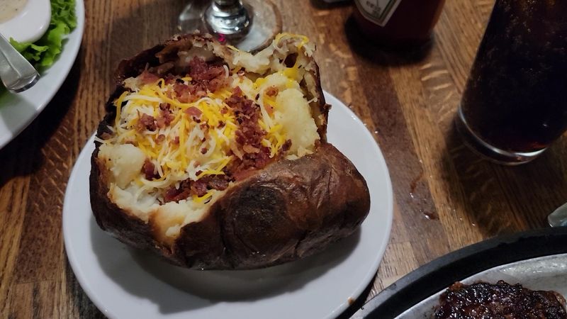 Twice-Baked Potato and Sides