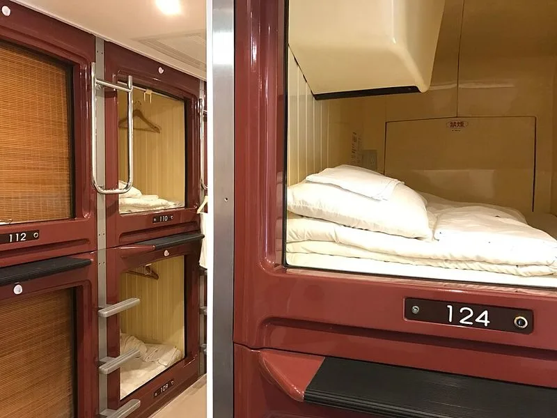 Capsule Hotel, Japan