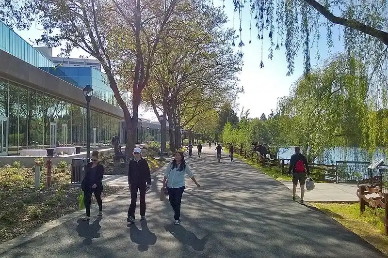 Centennial Trail Along the Spokane River