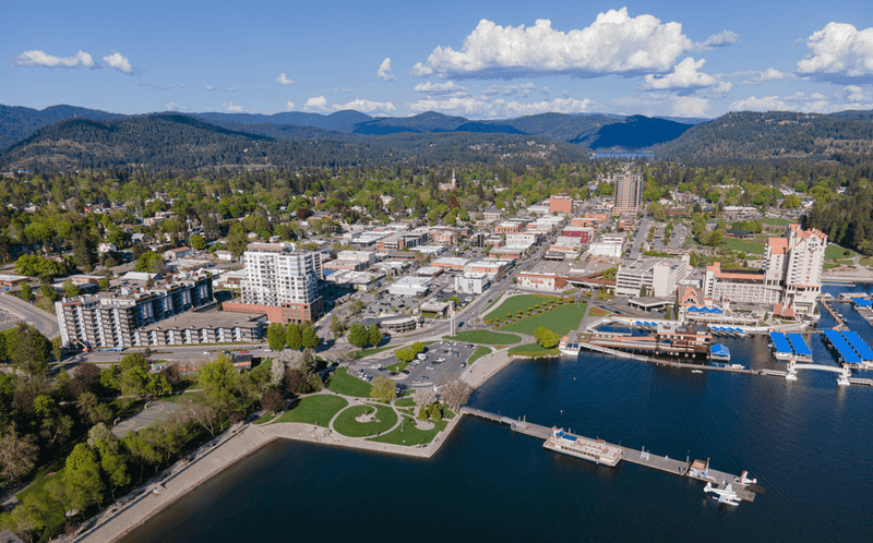 Coeur d’Alene, Idaho — Waterfront with small-city services