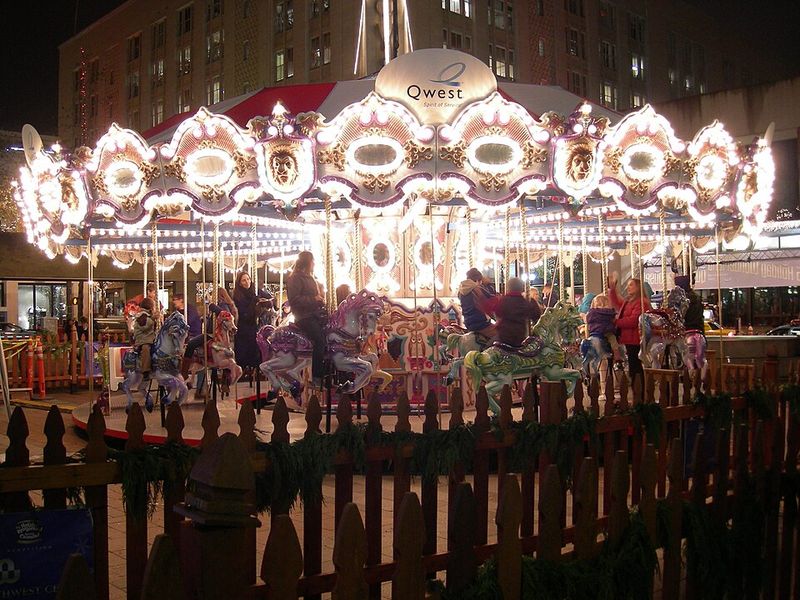 Ride the Holiday Carousel at Seattle Center