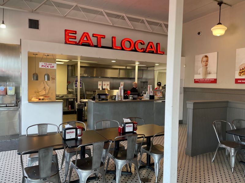 Patio seating and vibes