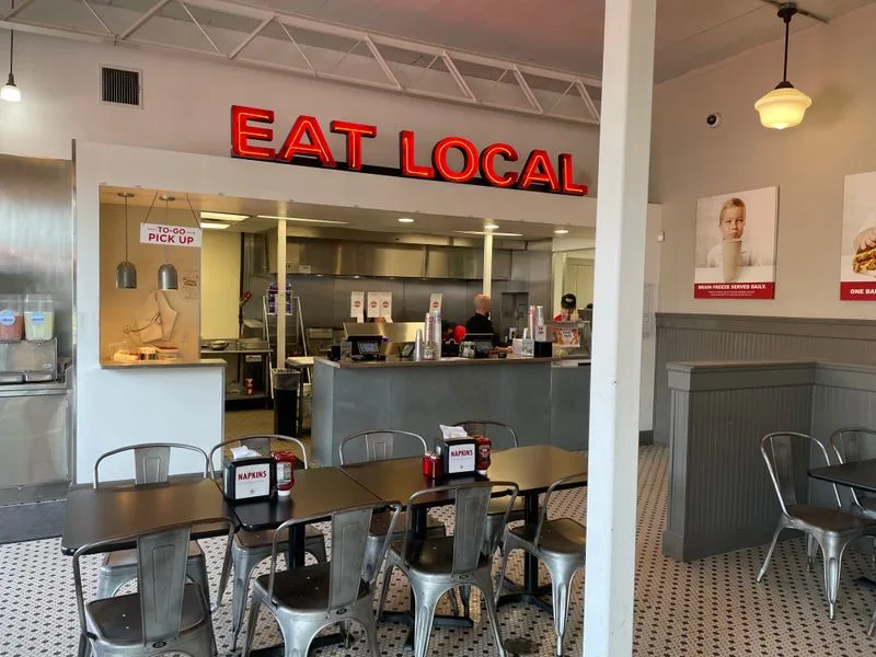 Patio seating and vibes