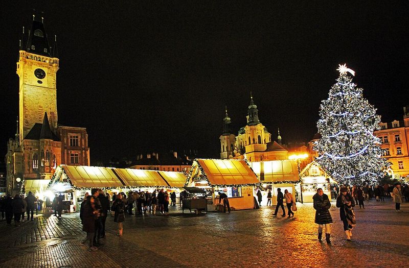 Prague — Old Town Square Christmas Market — Prague, Czech Republic