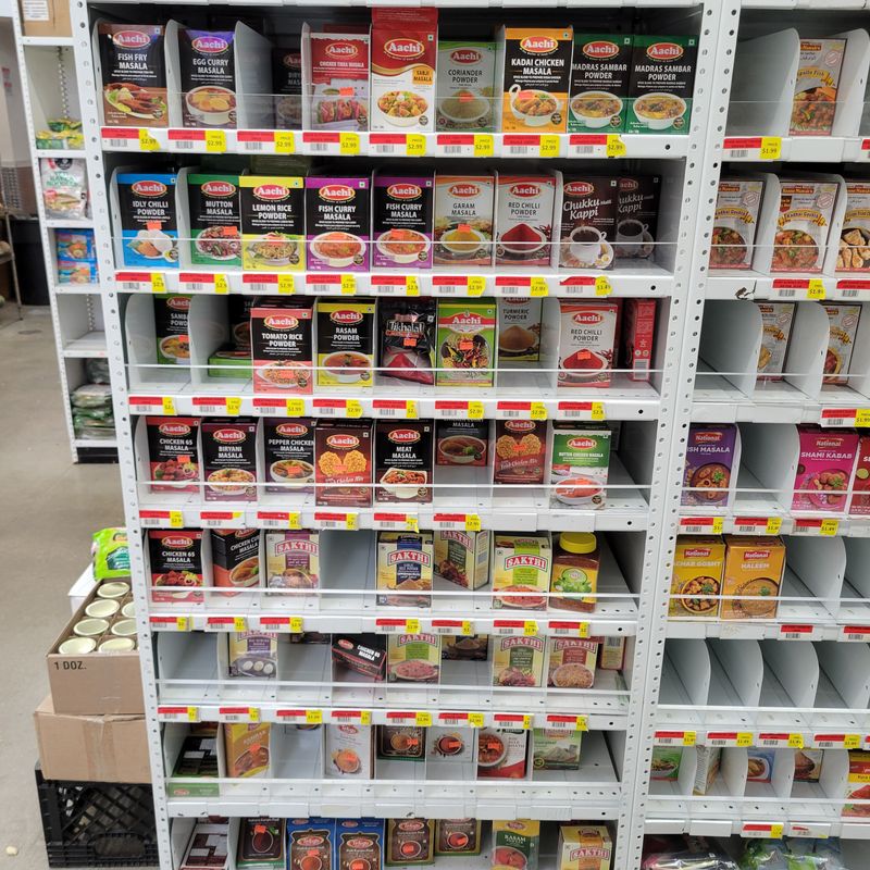 Grocery aisles and spice shops — the pantry of many cultures