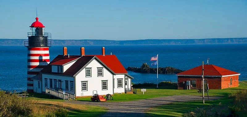 Quoddy Head Lighthouse and Cliffs