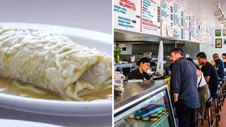 The green-chile smothered plates at this Colorado café remain a year-round favorite