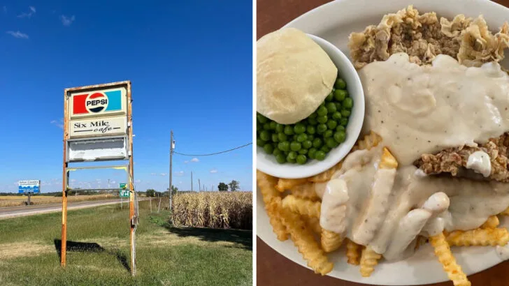 The hand-breaded pork tenderloin plates at this Nebraska café never leave the menu for a reason